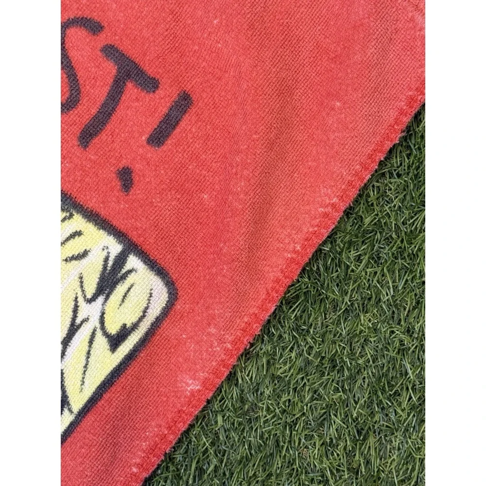 Vintage Save The Forest Beach Towel Cartoon Alex 1991 SOS World 90s Rare